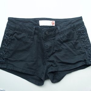 G by Guess Black Jean Shorts